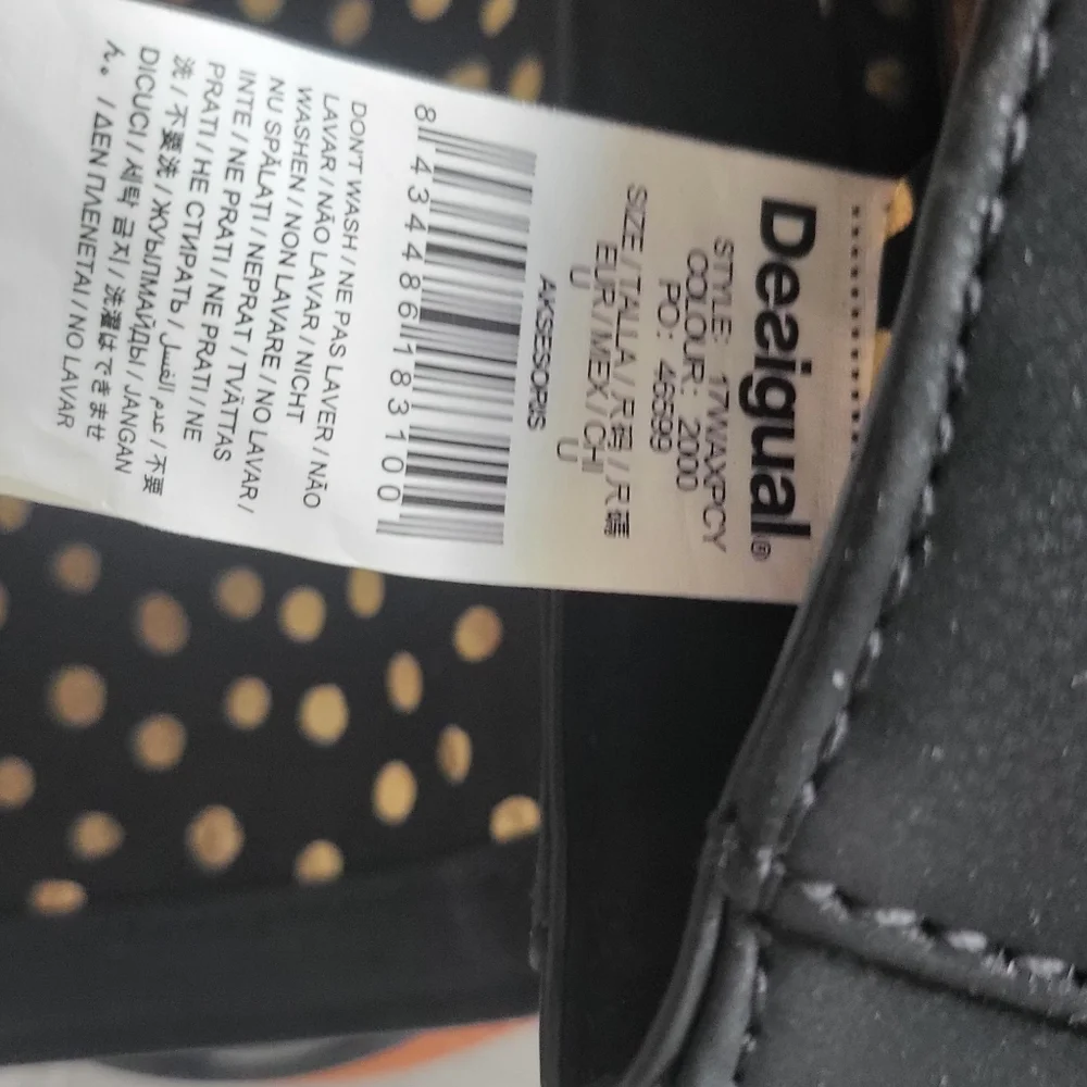 Desigual Embroidered Floral Black Crossbody Bag - Picture 10 of 16